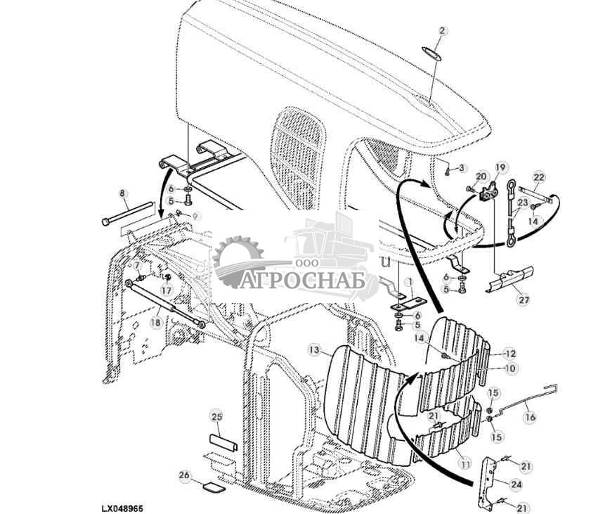 КАПОТ И РЕШЕТКА РАДИАТОРА 